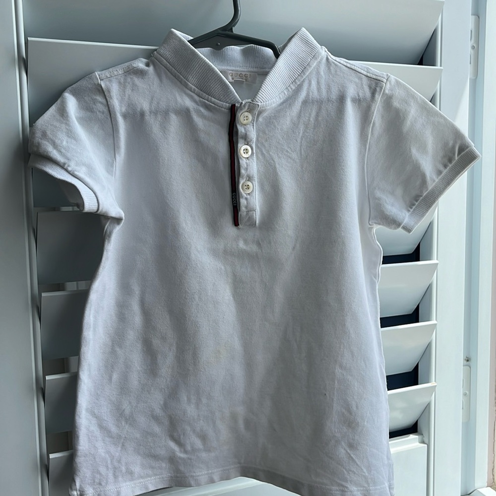 White polo shirt